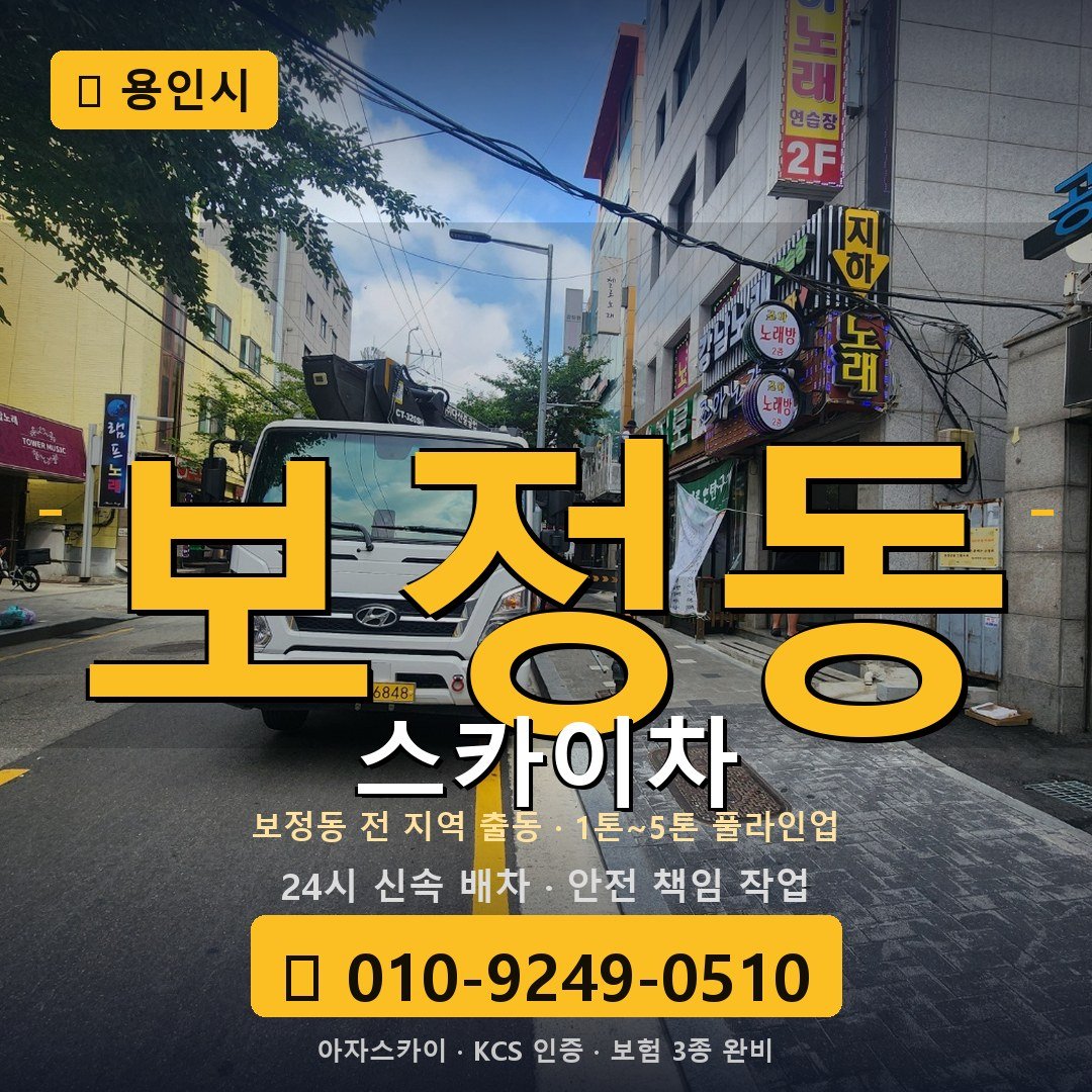 용인 보정동 스카이차 - 아자스카이