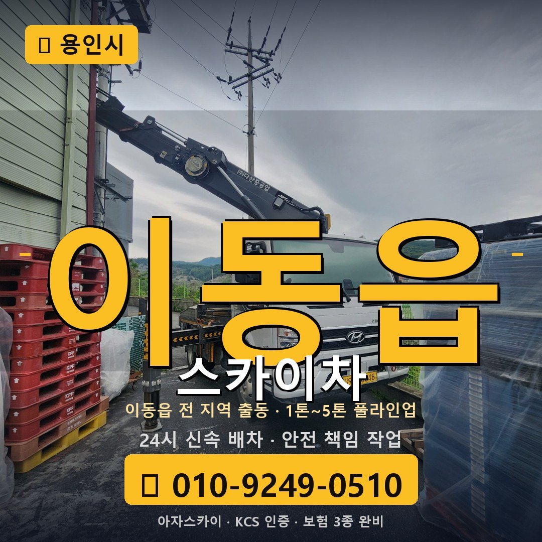 용인 이동읍 스카이차 - 아자스카이